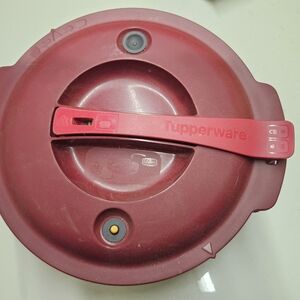 Tupperware Red Microwave Lid